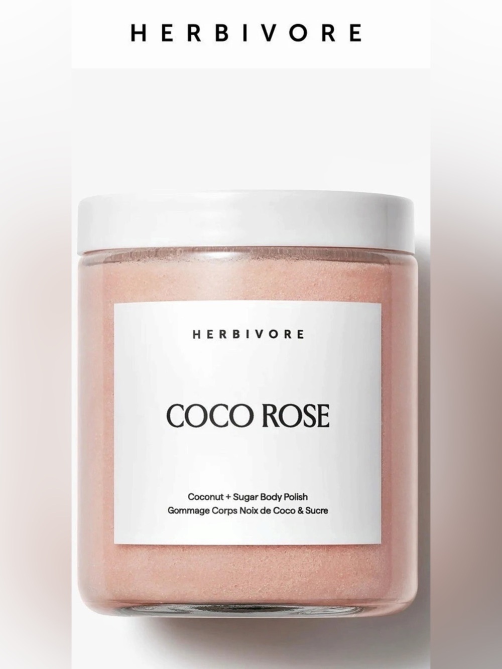 Herbivore COCO ROSE Coconut + Sugar Body Polish